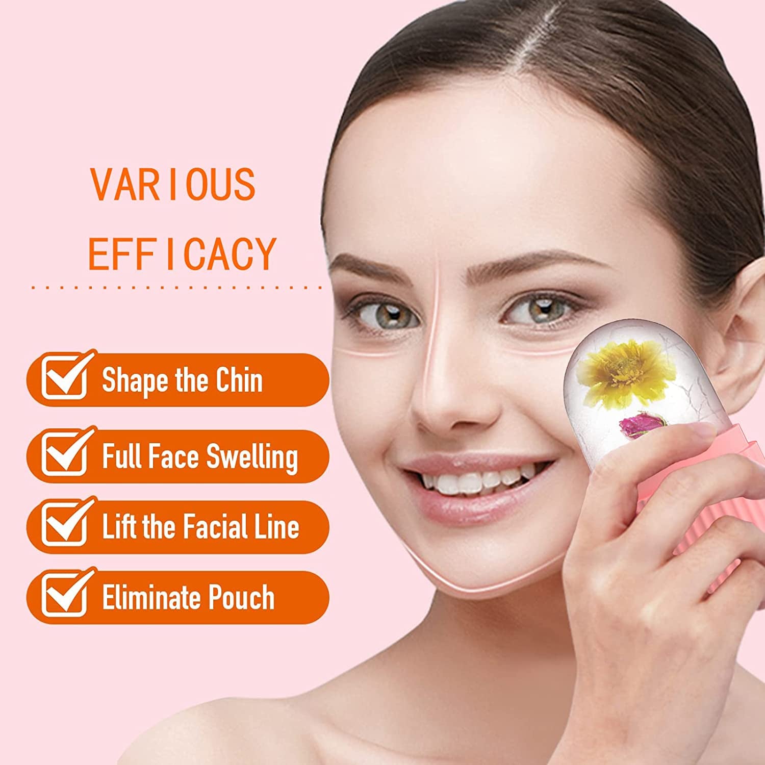 Ice Cube Roller Massager for Face, Eyes and Neck