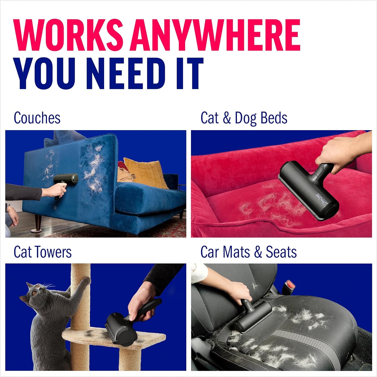 Pet Hair Remover – Original Size Reusable Lint Roller