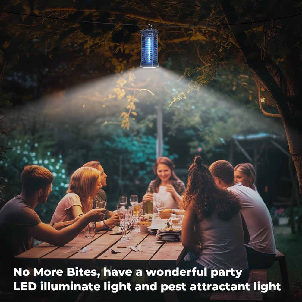 Bug Zapper Outdoor Indoor Waterproof Electric Mosquito Lamp