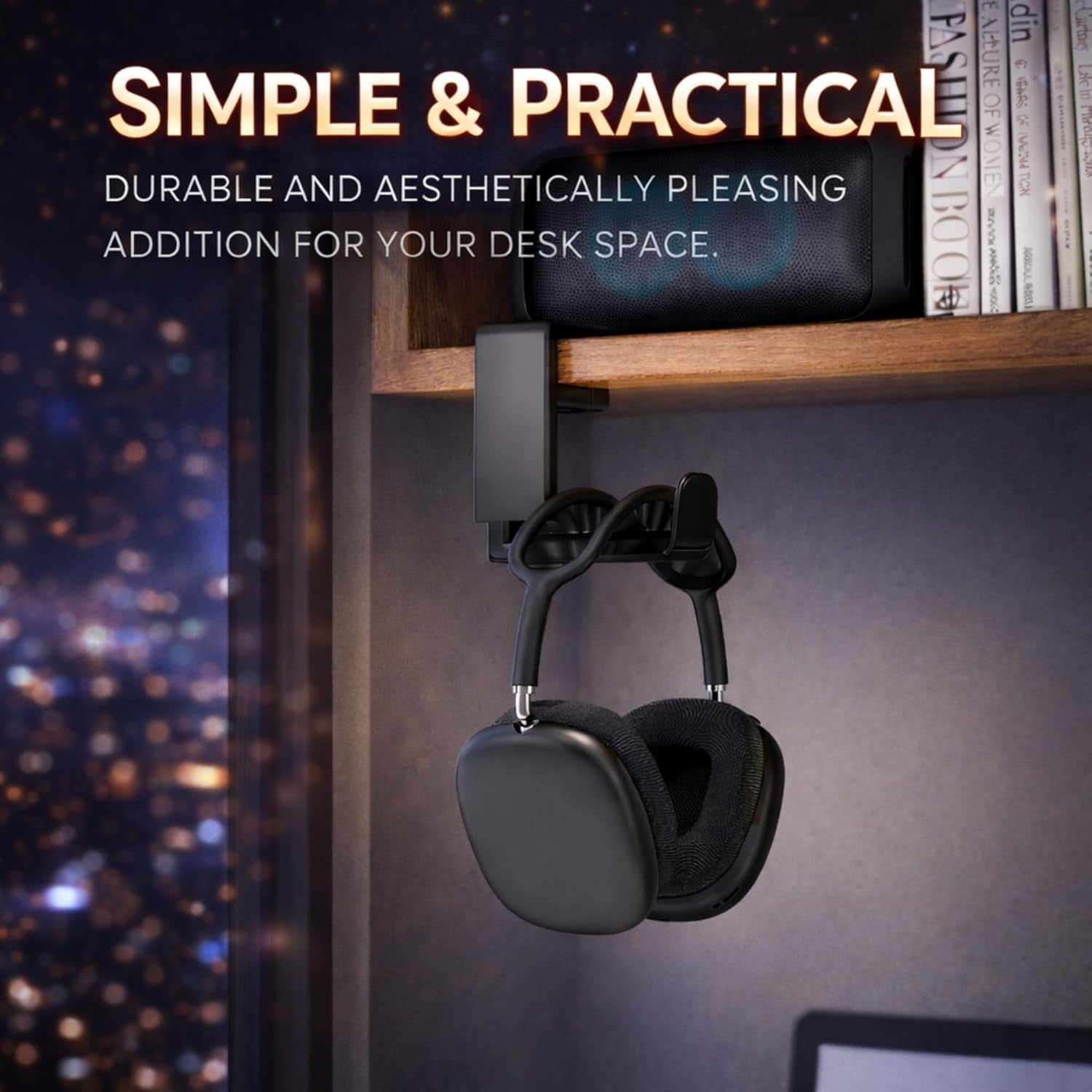 EURPMASK Rotating Headphone Stand