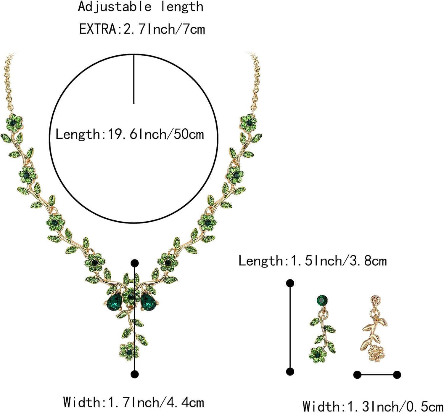 Women'S Wedding Jewelry Leaf Cluster Flower