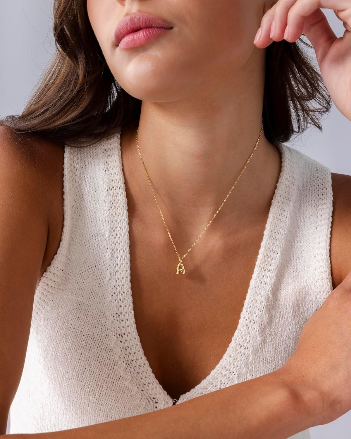 14K Gold Plated Dainty Chunky Bubble