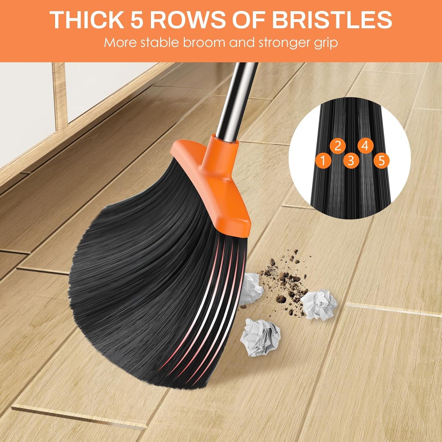 Broom and Dustpan Set for Home