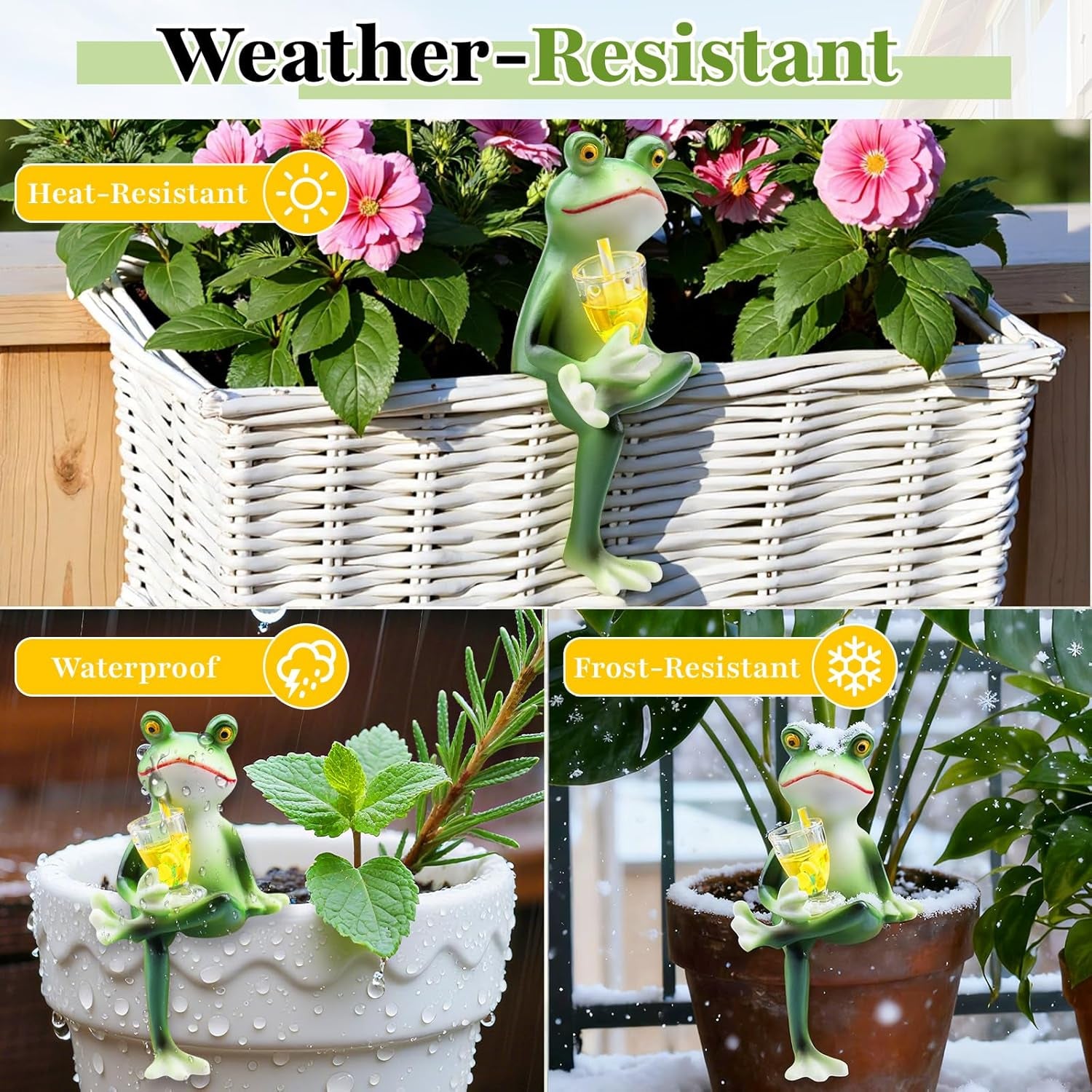 Garden Frog Statues – Funny Outdoor Figurines
