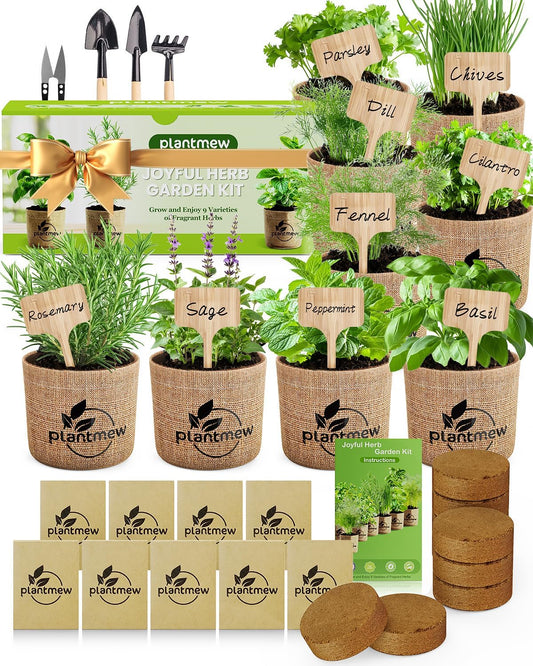 9 Herb Indoor Garden Starter Kit