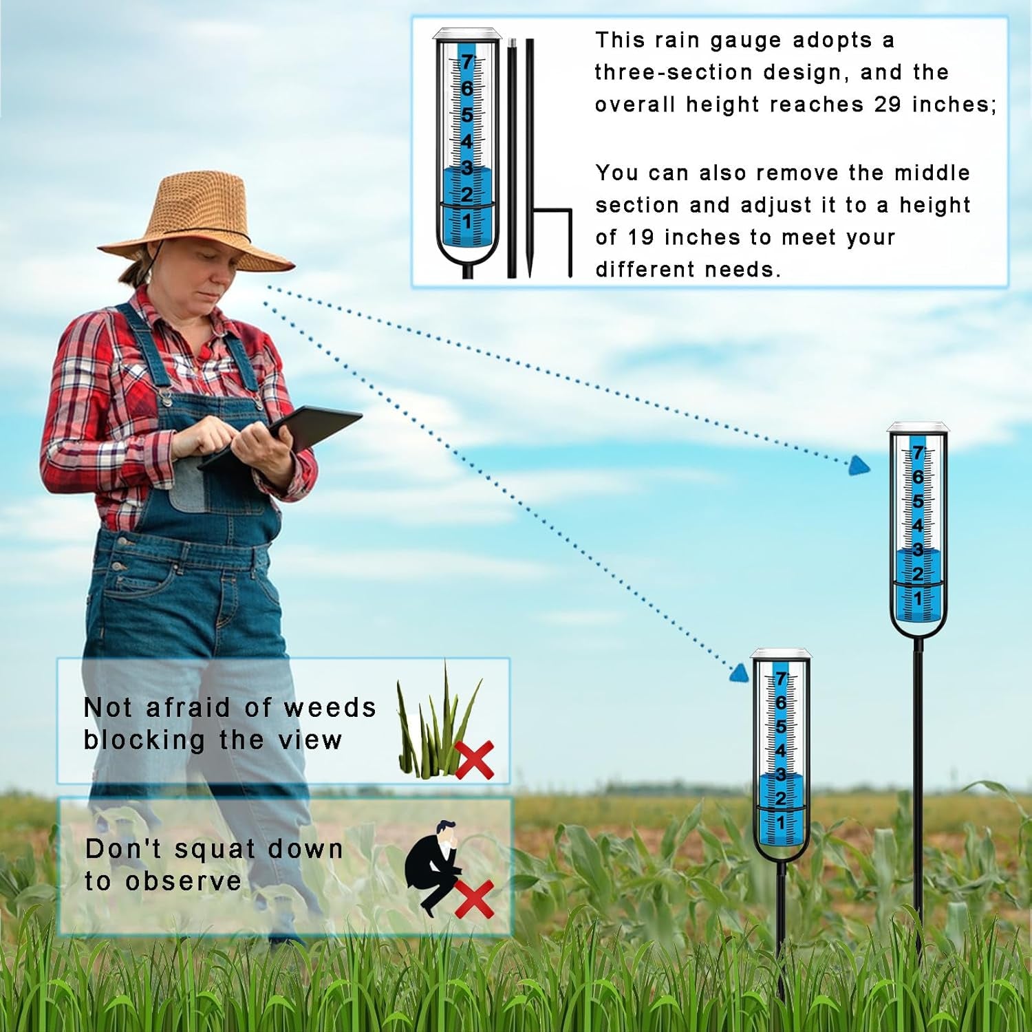 Rain Gauge Outdoor, Accurate Rain Gauges
