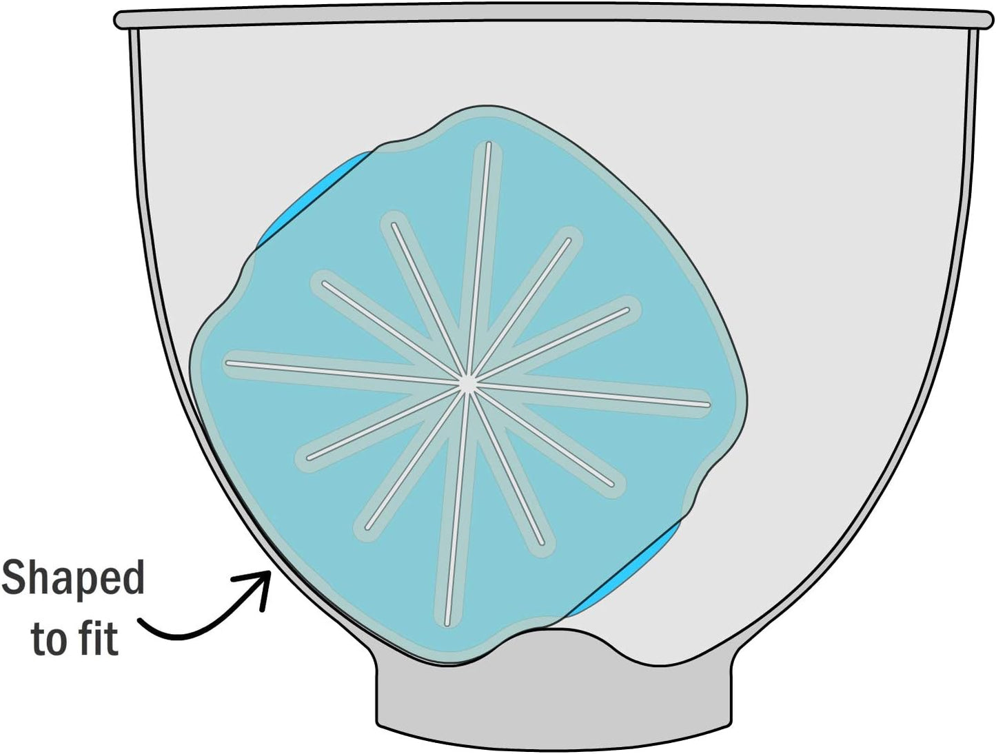® PRO for Stand Mixers - Mix without the Mess - the Ultimate Stand Mixer Accessory - Compatible with Kitchenaid Tilt-Head Stand Mixers - 4.5Qt, 5Qt (Color: Clear)