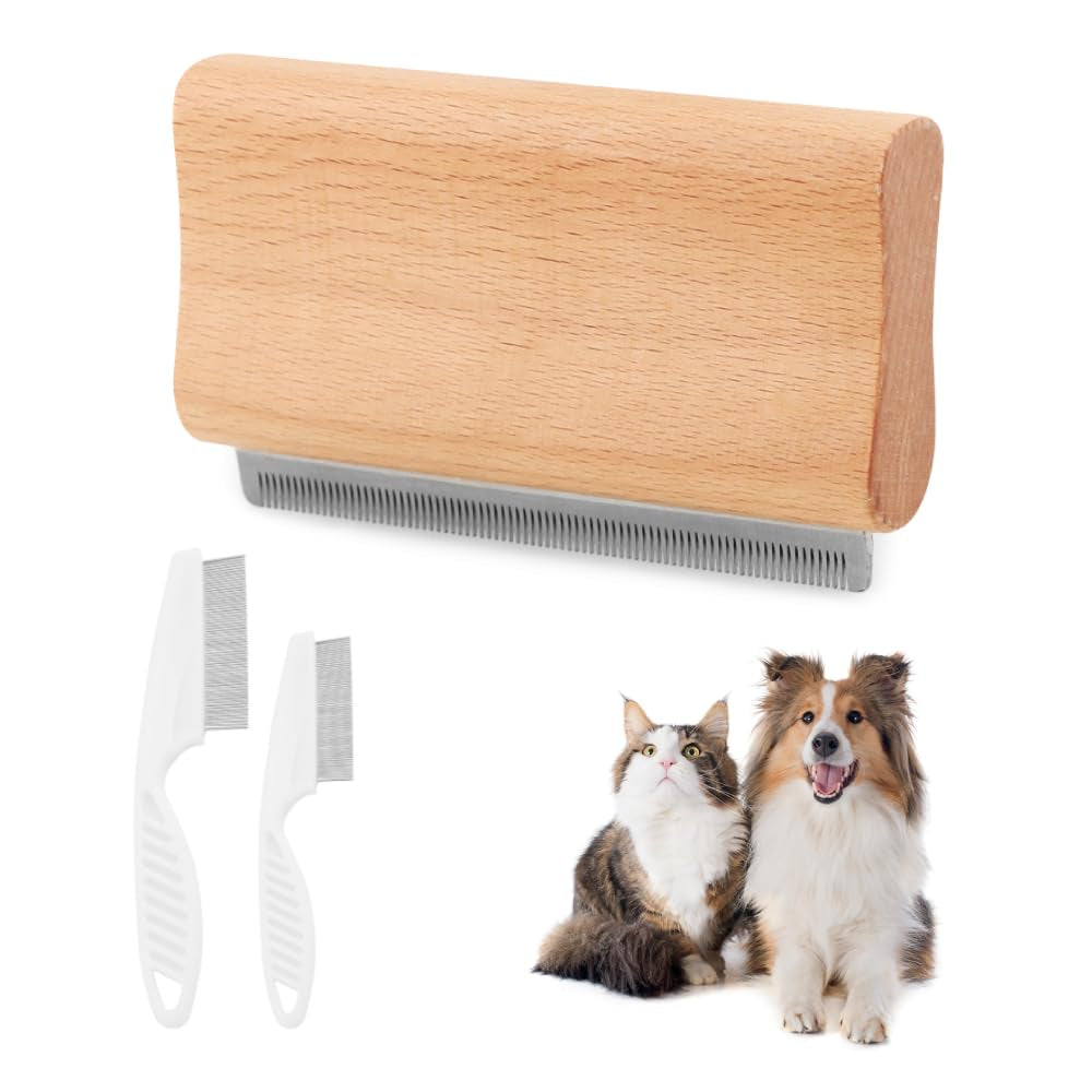 3Pcs/Pack Dog Brush for Shedding