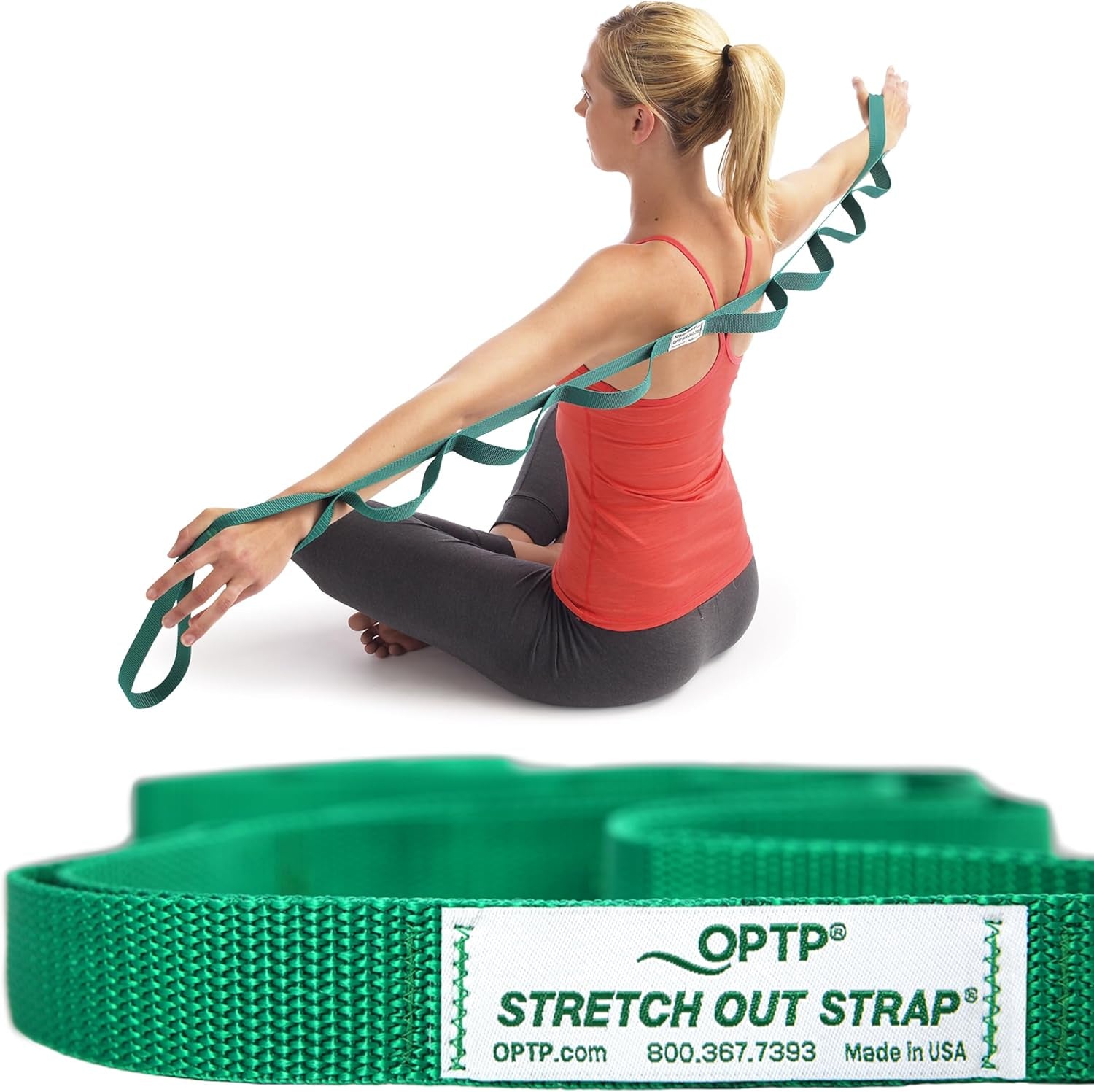 the Original Stretch Out Strap with Exercise Book