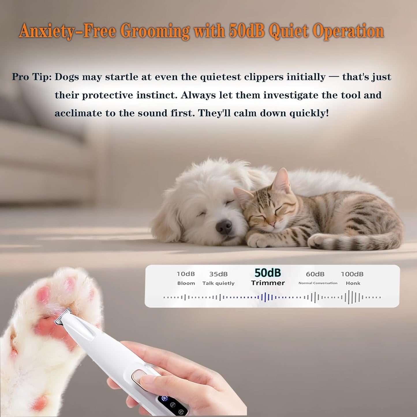 Electric Paw Trimmer for Dogs & Cats 