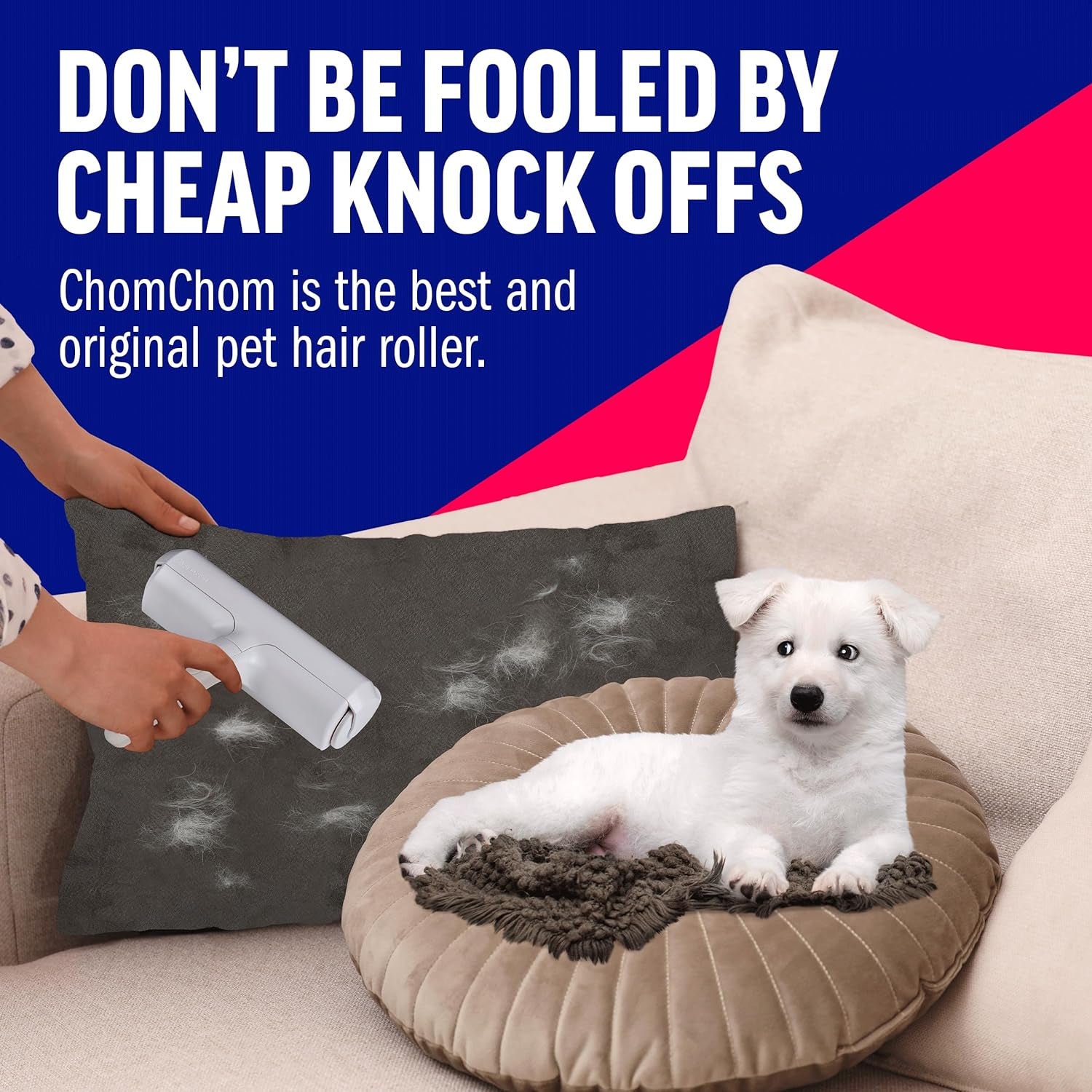 Pet Hair Remover – Original Size Reusable Lint Roller