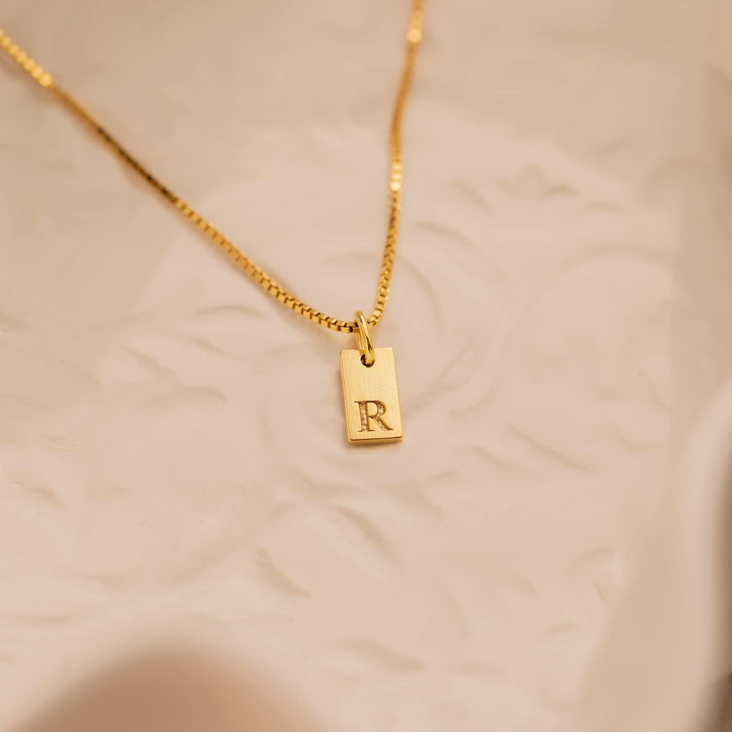 Initial Necklaces for Women 14K Gold