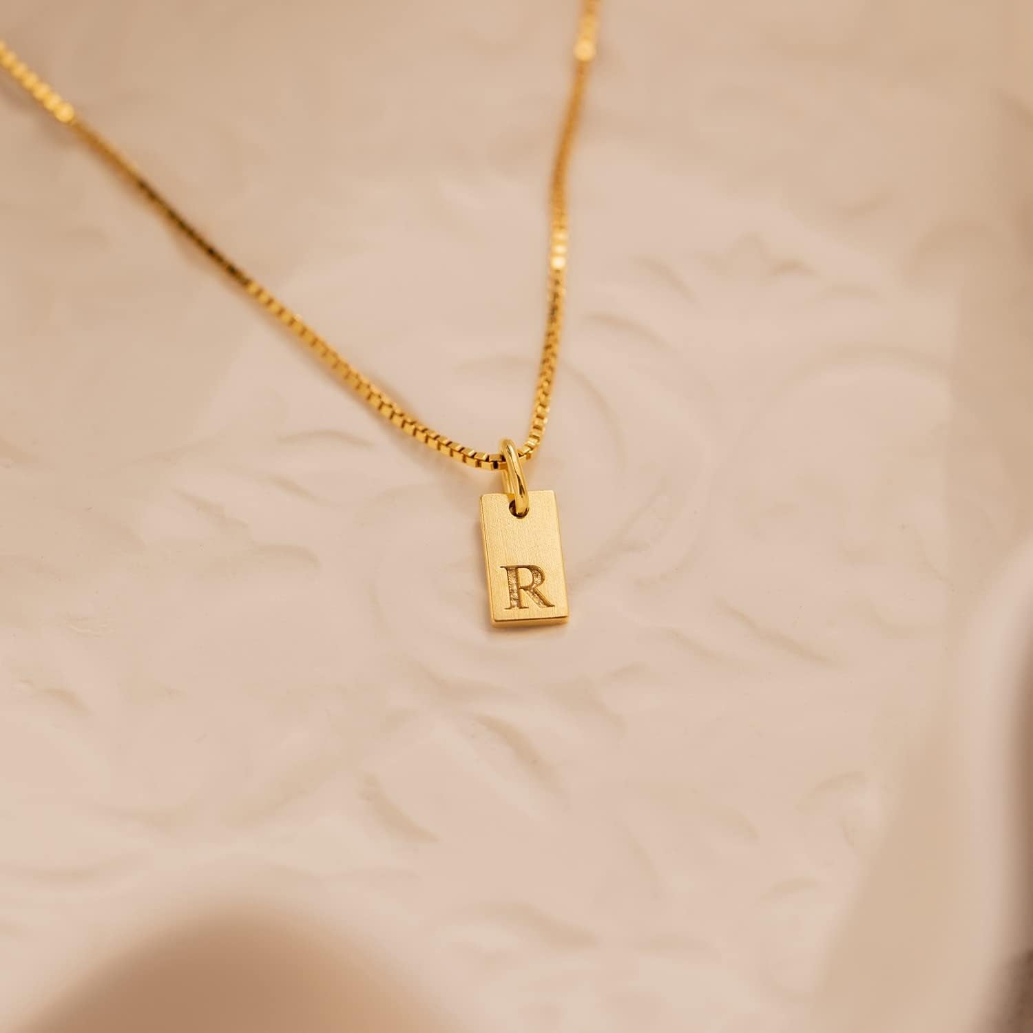 Initial Necklaces for Women 14K Gold