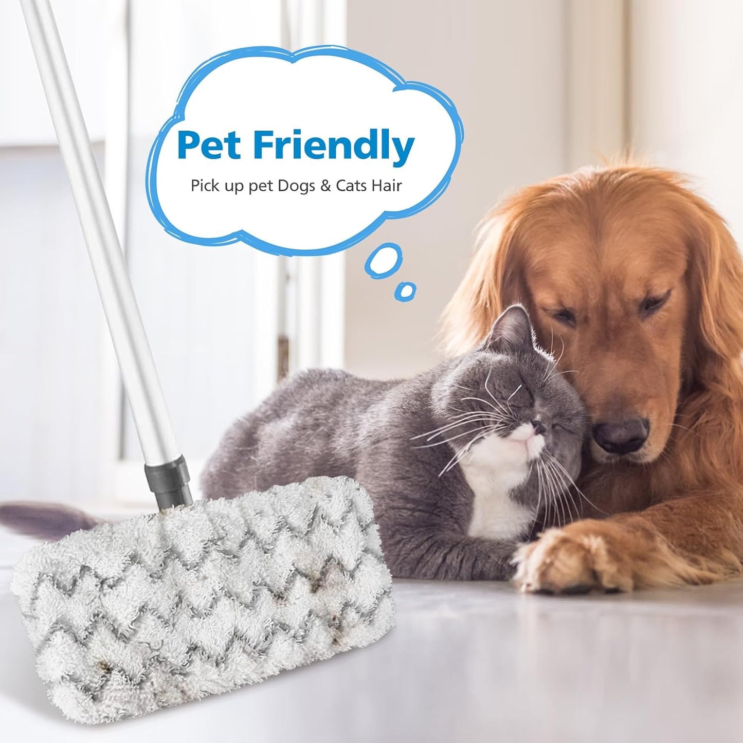 1940 for Bissell Steam Mop Pads for Bissell Powerfresh Steam Mop 1806 1544 1440 2075A 2685A 1940W,19404 Series, Replacement Part #5938#203-2633, 8 Pack