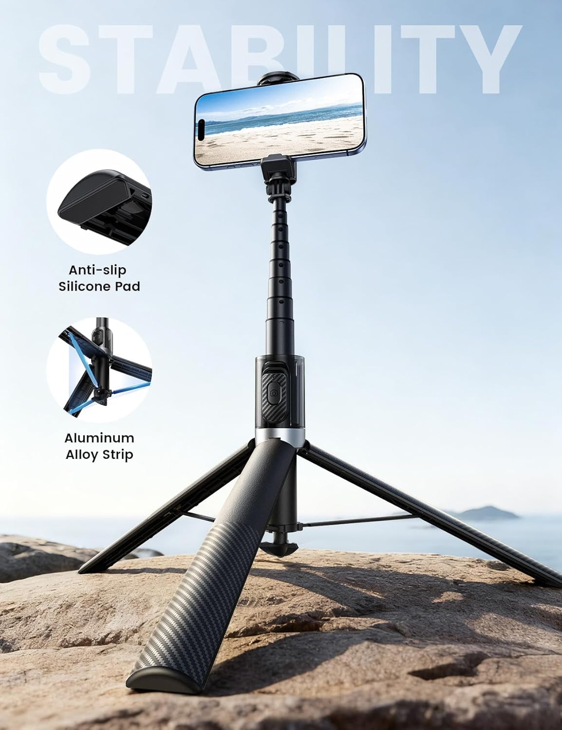 Phone Tripod & Selfie Stick 