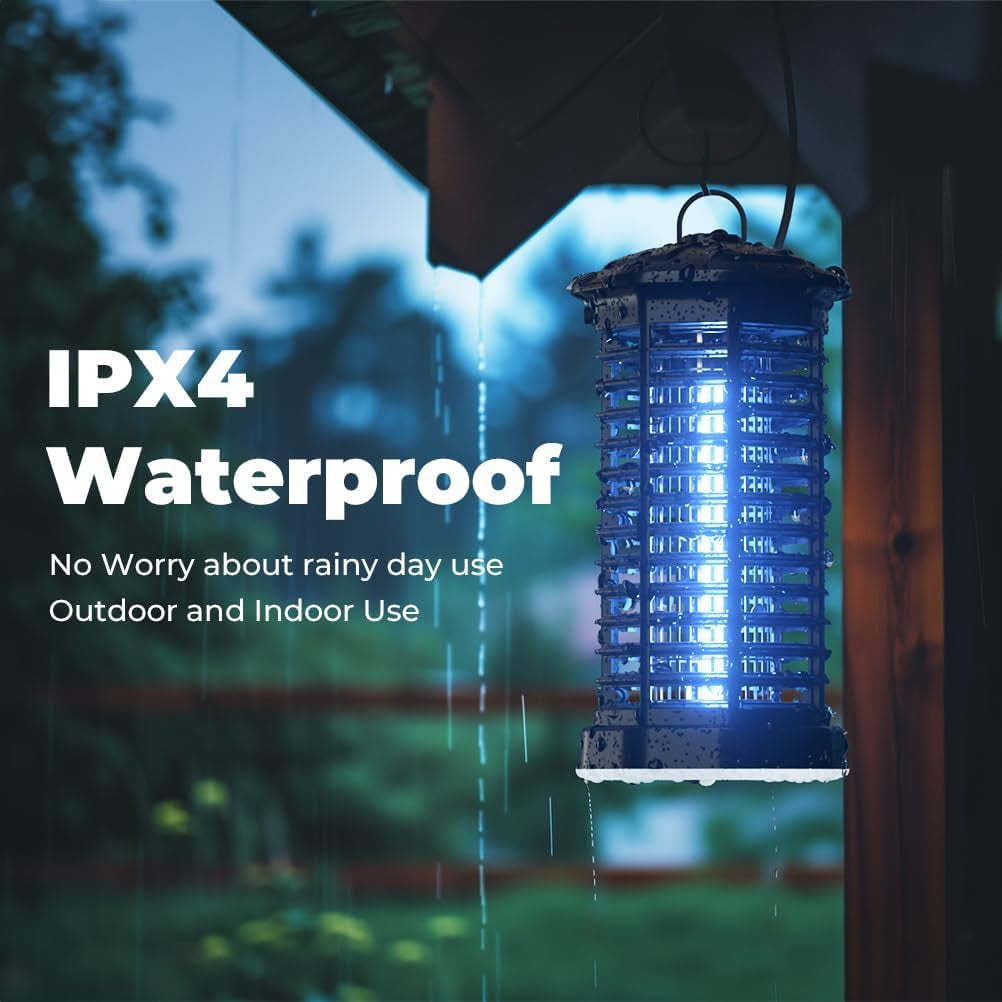 Bug Zapper Outdoor Indoor Waterproof Electric Mosquito Lamp