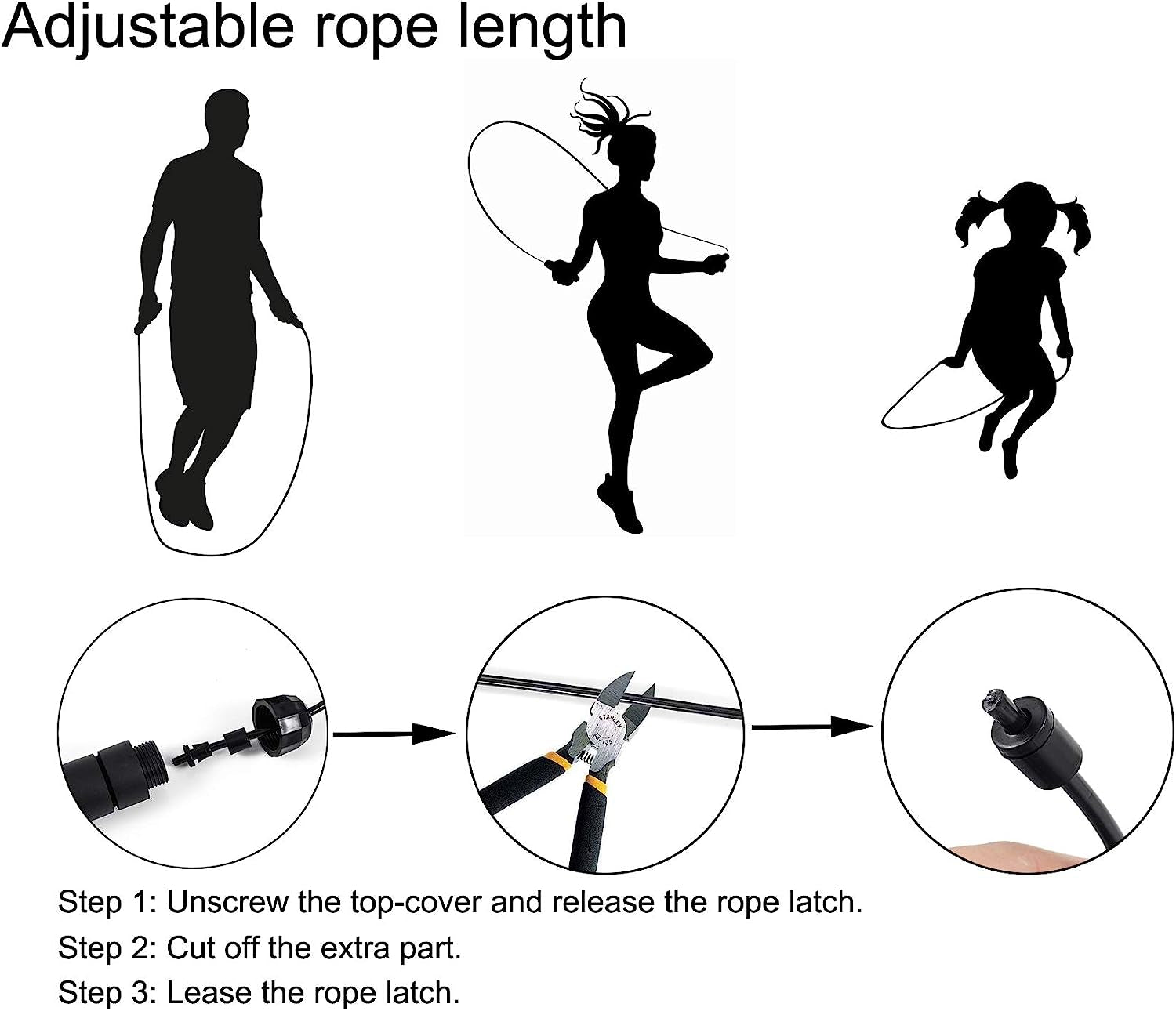 Jump Rope, Adjustable Jump Ropes
