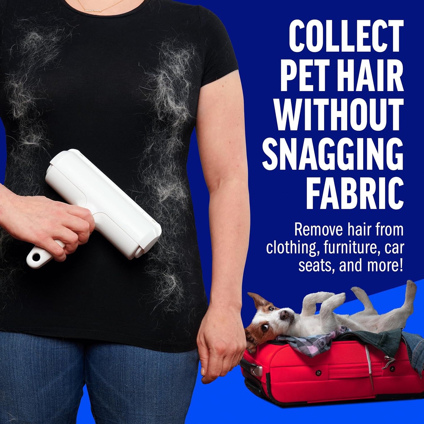 Pet Hair Remover – Original Size Reusable Lint Roller