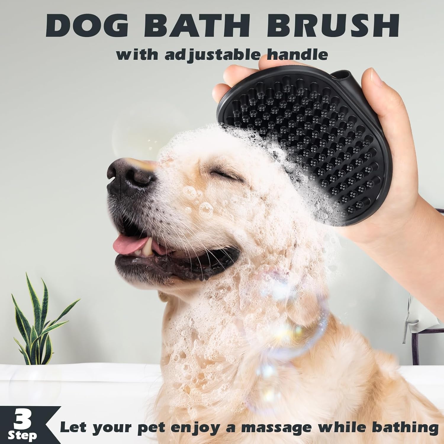 3PCS Self Cleaning Slicker Brush & Pet Grooming