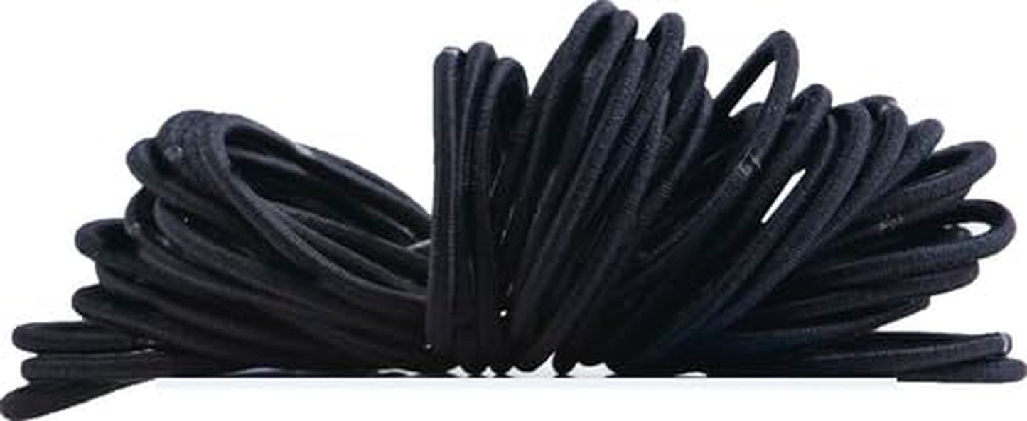 Ouchless Hair Elastics, Black, 36 Count (Pack of 1)