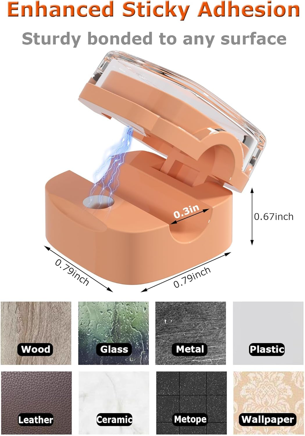 Magnetic Cable Clips, Adjustable Cord Holder