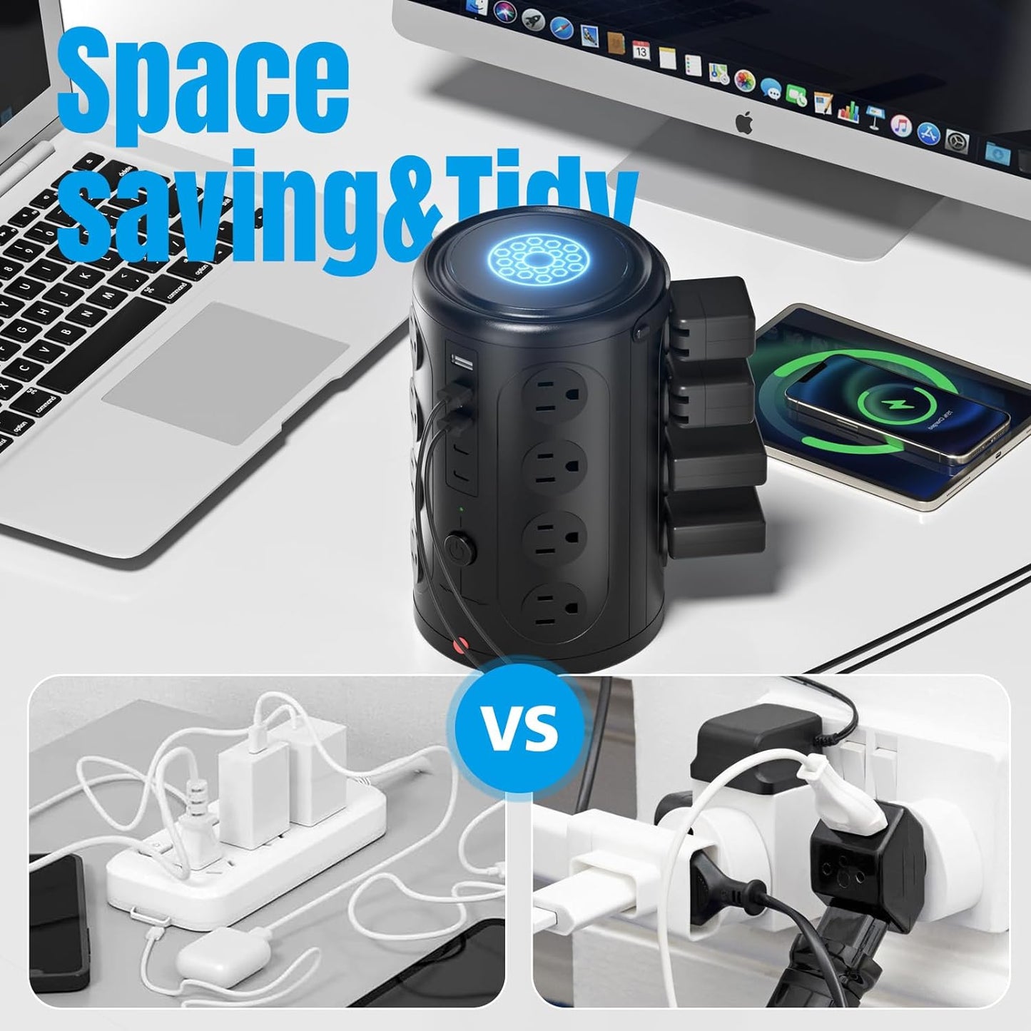Tower Power Strip Surge Protector